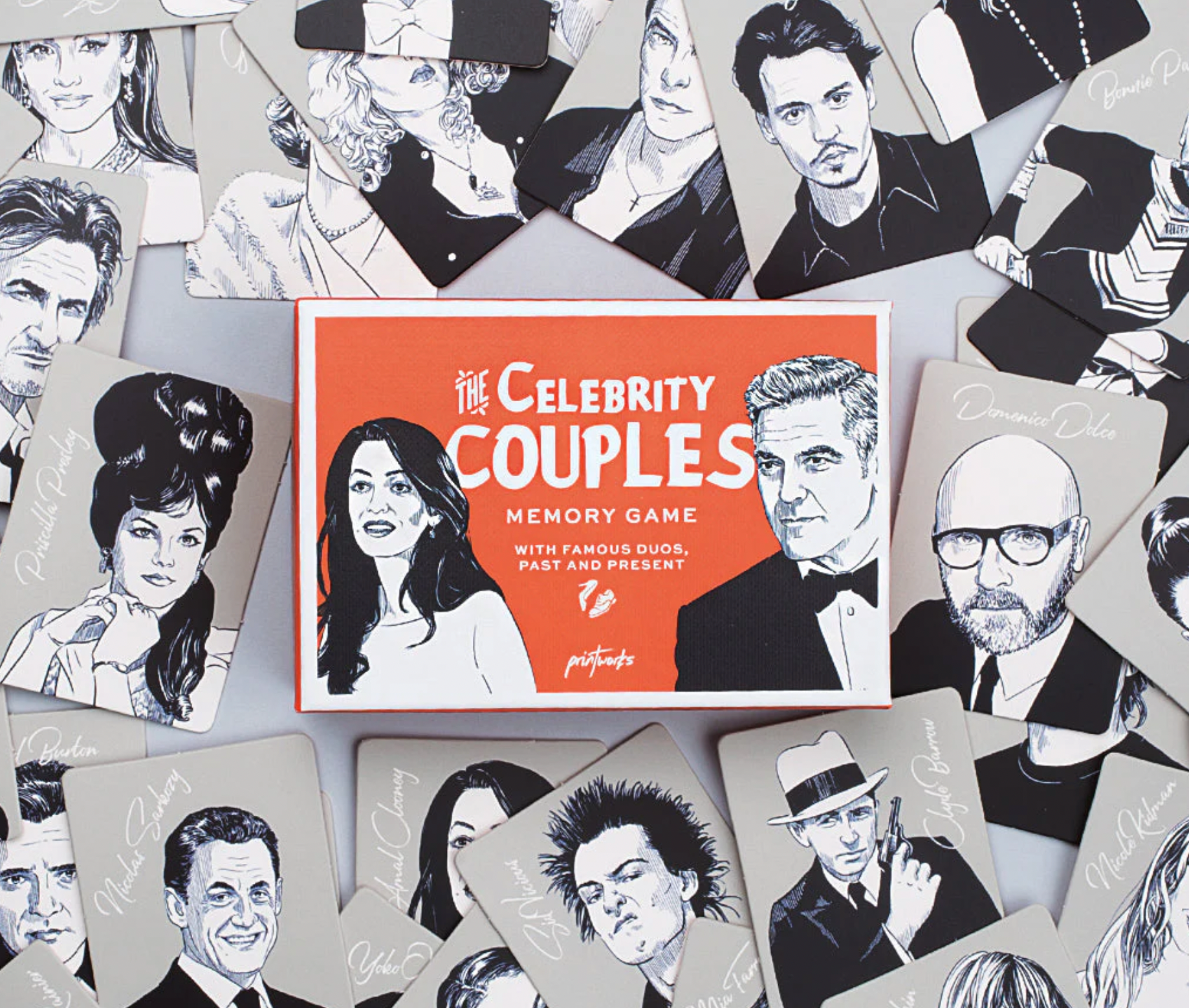 Juego Memo Celebrity couples