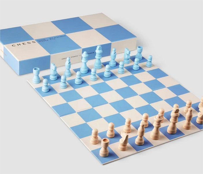 Juego Ajedrez Celeste