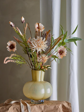 Flor Palm marrón