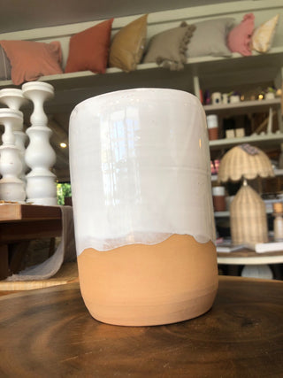 Jarrón cerámica duo tono GRES