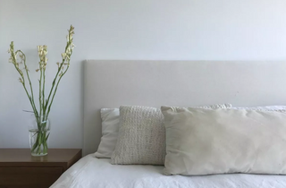 Respaldo de Cama Queen con funda