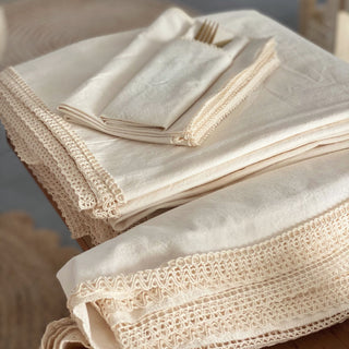 Tussor tablecloth for table 2.40 x 1 Mt