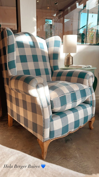 Bergere Baires cuadros azul