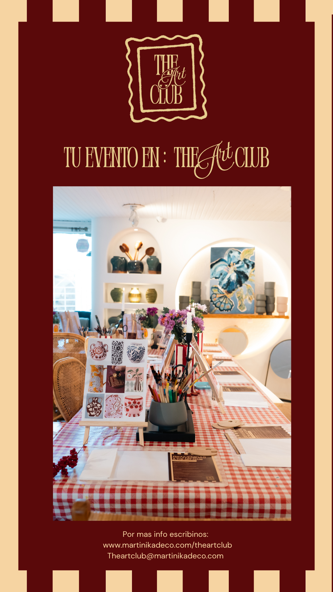 Shop Tu evento en THE ART CLUB