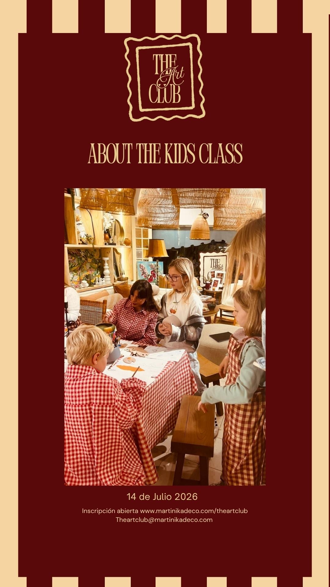 MEMBRESÍA KIDS ART CLASSES