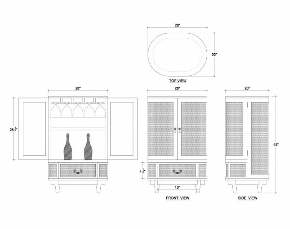 Cangu Wine Cabinet