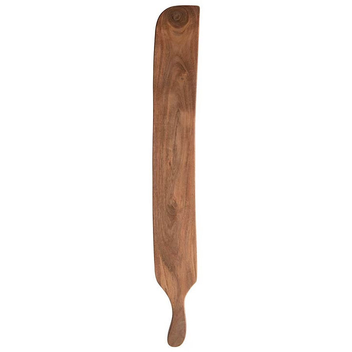 Elongated Acacia board with handle