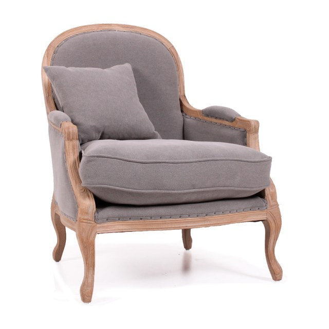 Gray armchair