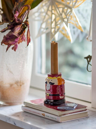 Candelabro Cascanueces rojo